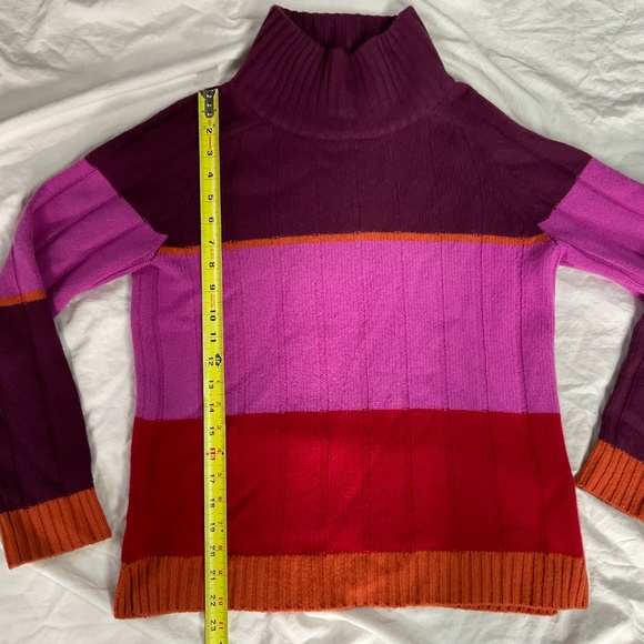 Black Goat 100% Cashmere Colour Block Sweater (size small) - Picture 3 of 8